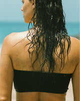 Dume Rib Bandeau Bikini Top