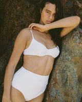 La Costa Rib Underwire Bikini Top, Egret