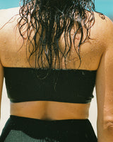 Dume Rib Bandeau Bikini Top