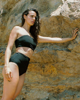 Dume Rib Bandeau Bikini Top